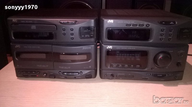 Jvc tuner+cd+deck+amplifier-внос швеицария, снимка 1