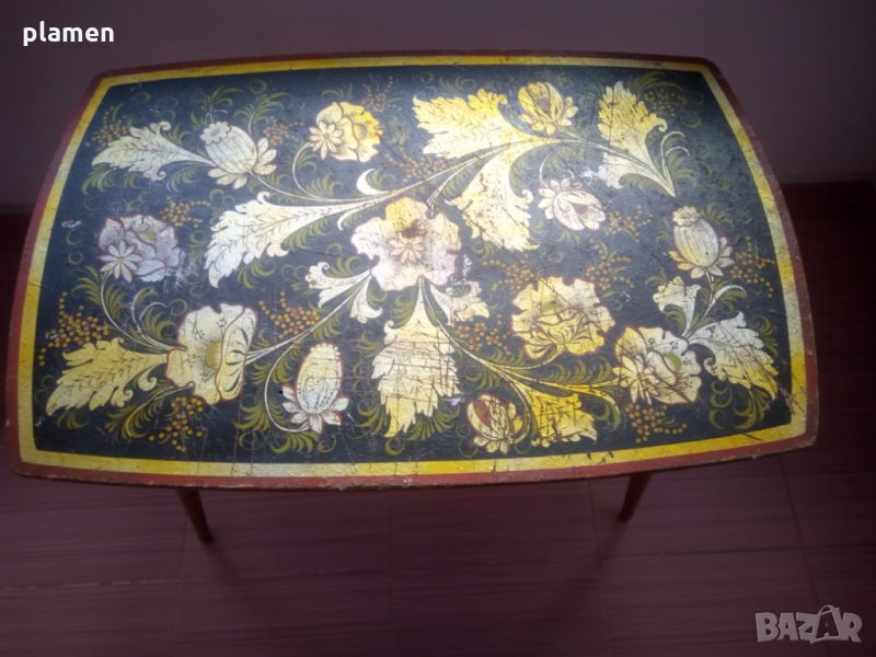 Стара рисувана маса, снимка 1