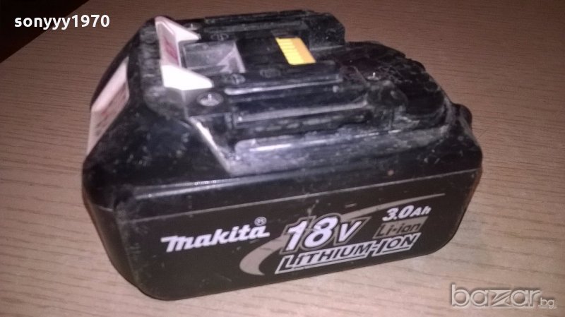 makita li-ion battery pack-18v/3.0ah-внос англия, снимка 1
