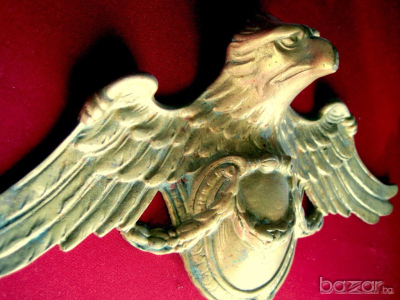 Римски бронзов орел - релеф за стена, за колекционери, Roman bronze eagle, relief wall , снимка 1