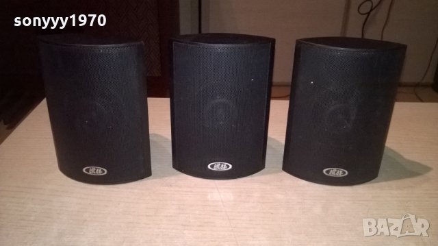 eltax 3бр тонколони-15х11х11см-внос швеицария, снимка 4 - Тонколони - 23389455