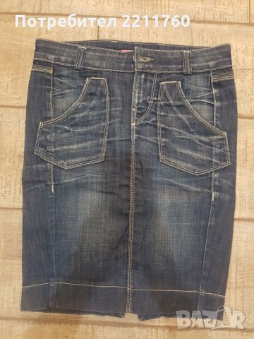 Дънкови поли Fornarina, Bershka, снимка 1