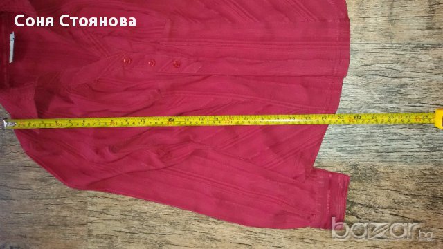 Дамска риза червена Некст дълъг ръкав, снимка 4 - Ризи - 15682343