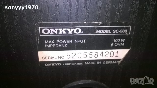 onkyo model cs-380 2x100w made in germany, снимка 13 - Тонколони - 24113826