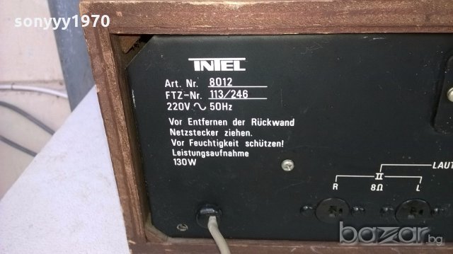 Intel 8012 receiver-made in germany-внос швеицария, снимка 8 - Ресийвъри, усилватели, смесителни пултове - 18256395