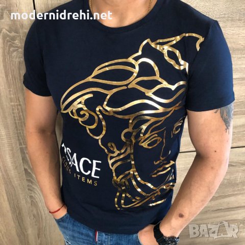 Мъжка тениска Versace код 021, снимка 1 - Тениски - 24471022