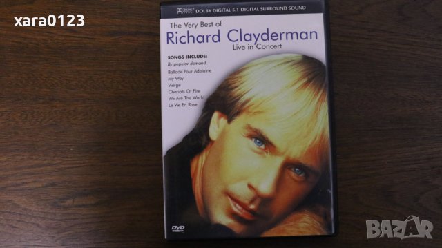 Richard Clayderman ‎– The Very Best Of Richard Clayderman - Live In Concert
