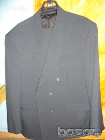  нов мъжки костюм със 2 бр панталони  сив 54/115/68 раз, снимка 1