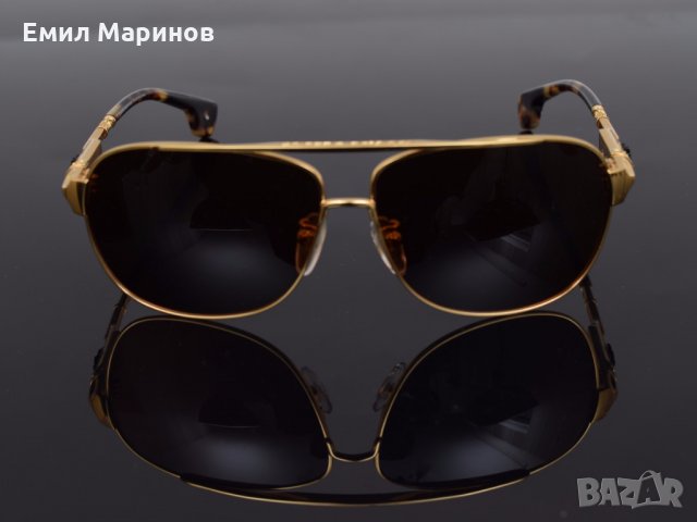 Слънчеви очила Chrome Hearts Buek Gold, снимка 4 - Слънчеви и диоптрични очила - 24791368