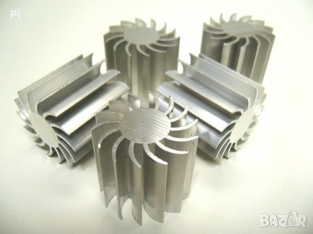 Охладител - радиатор за електронни компоненти, алуминиев