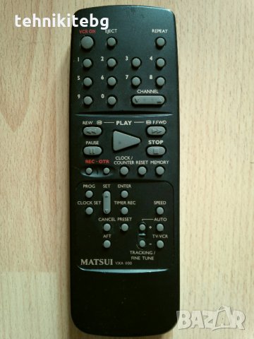 MATSUI VXA-1100 - дистанционно за VCR/TV, снимка 1 - Други - 23933595