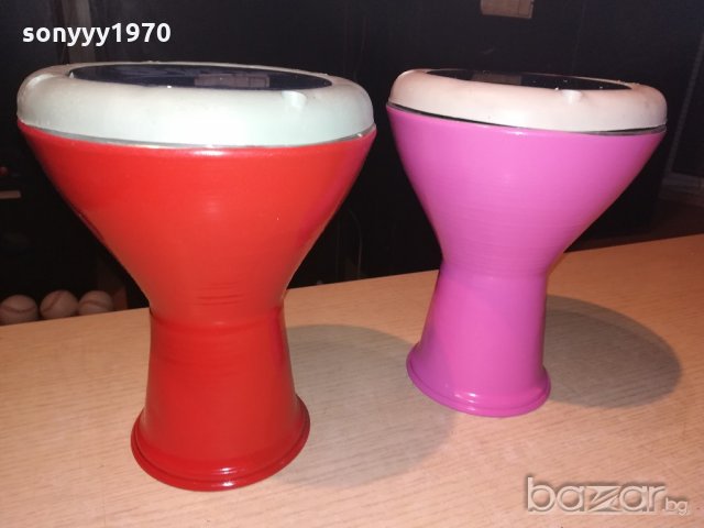  НОВИ ЦВЕТОВЕ-ЧЕРНА СИНЯ ЧЕРНА И ЗЕЛЕНА-26х17см-метални нови от сирия, снимка 2 - Ударни инструменти - 21099938