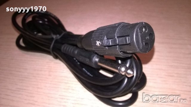 кабел за микрофон-3 метра, снимка 2 - Микрофони - 18450379