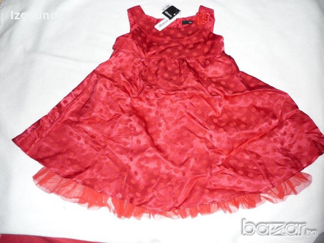 Нова червена рокля George, снимка 1 - Детски рокли и поли - 21085671