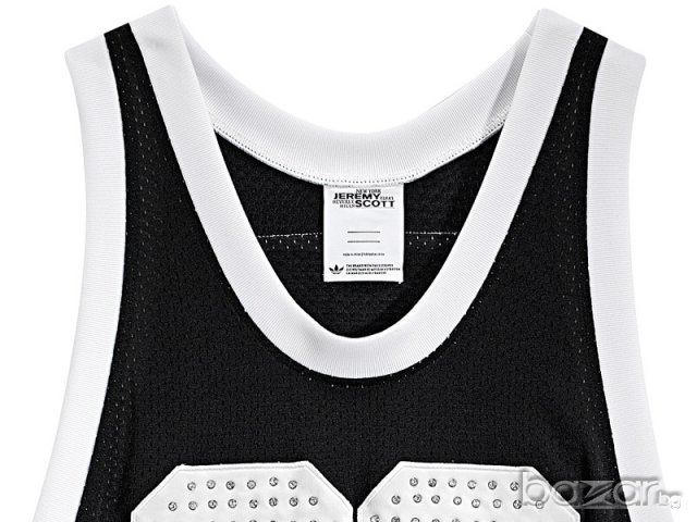 ADIDAS JEREMY SCOTT Мъжки Потник с Камъни size M, снимка 4 - Тениски - 6599230