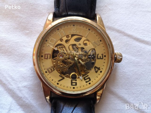 Мъжки механичен часовник GOER, снимка 3 - Мъжки - 26185009
