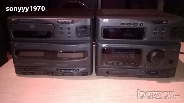 Jvc tuner+cd+deck+amplifier-внос швеицария, снимка 1 - Ресийвъри, усилватели, смесителни пултове - 13344596