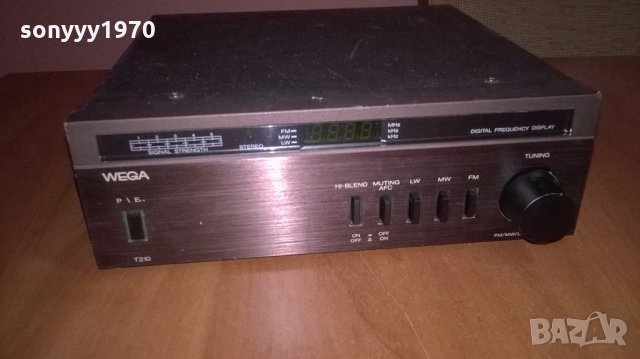 wega t210 tuner-made in germany-внос швеицария, снимка 5 - Ресийвъри, усилватели, смесителни пултове - 21935042