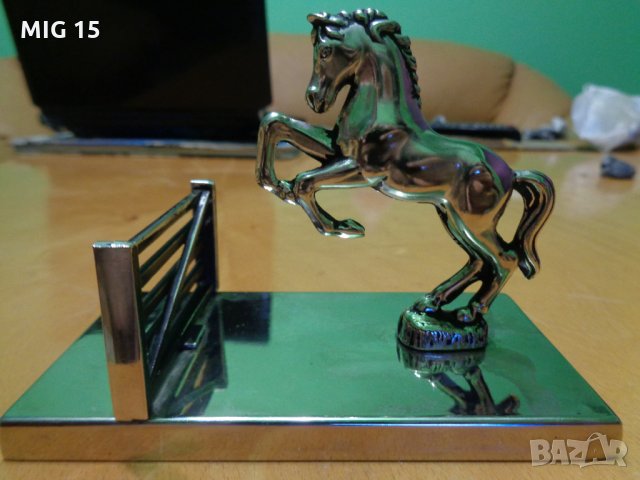 Посребрена метална фигура, снимка 2 - Колекции - 25443192