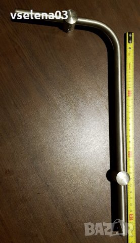 иноксова стойка с кукички за под кухненски шкаф