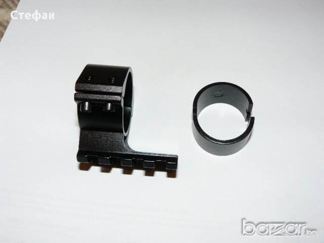 Монтаж за фенер/лазер и други с Уивър база, снимка 2 - Екипировка - 18054047