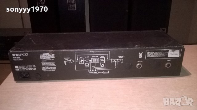 ev tapco 2230 equalizer-made in usa-внос швеицария, снимка 12 - Ресийвъри, усилватели, смесителни пултове - 21816837