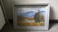 стара картина-горски пейзаж, снимка 1