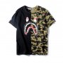 Полу черна полу камуфлажна тениска BAPE A Bathing Ape XL, снимка 2