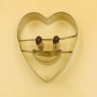 Резци – усмихнато сърце+обикновено сърце - комплект от 2 бр., снимка 3