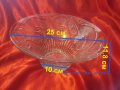 Две еднакви големи кристални фруктиери голямшки, снимка 3