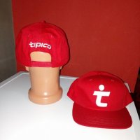 Червени шапки с козирка- tipico cap 2 бр.!Нова!, снимка 8 - Шапки - 21230476