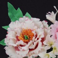 сет 4 огромни пластмасови резци форми за направа рошаво голямо цвете божур украса торта фондан резец, снимка 3 - Форми - 15457399