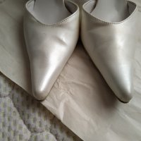 Сватбени обувки, снимка 4 - Дамски обувки на ток - 23122891