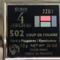 Guerlain Ecrin 4 Couleurs  # 502 Coup de Foudre лимитирана палитра сенки за очи, снимка 2 - Декоративна козметика - 21900767