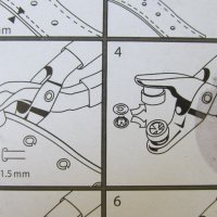 НОВ сарашки комплект Револверни клещи , пробивна замба, замба с въртящ барабан сарашки, снимка 6 - Клещи - 20468957