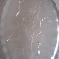 стъклена /кристална/ купа, снимка 4 - Антикварни и старинни предмети - 18265215