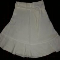  Нова.Бяла леНена пола, снимка 1 - Поли - 22028526