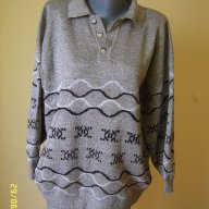 сив  пуловер, снимка 1 - Пуловери - 11131445