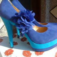 обувки в два цвята  , снимка 4 - Дамски обувки на ток - 11528191