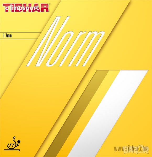 гуми за тенис на маса Tibhar NORM 1.7mm скорост 55 контрол 90 въртене 65 гъба 40' черна,червена нови, снимка 1