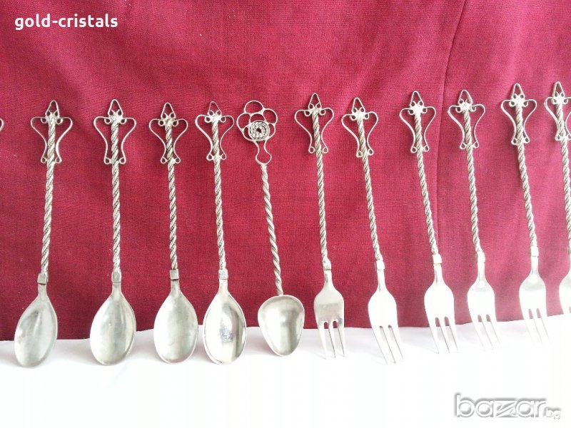  вилици и лъжици филигран, снимка 1