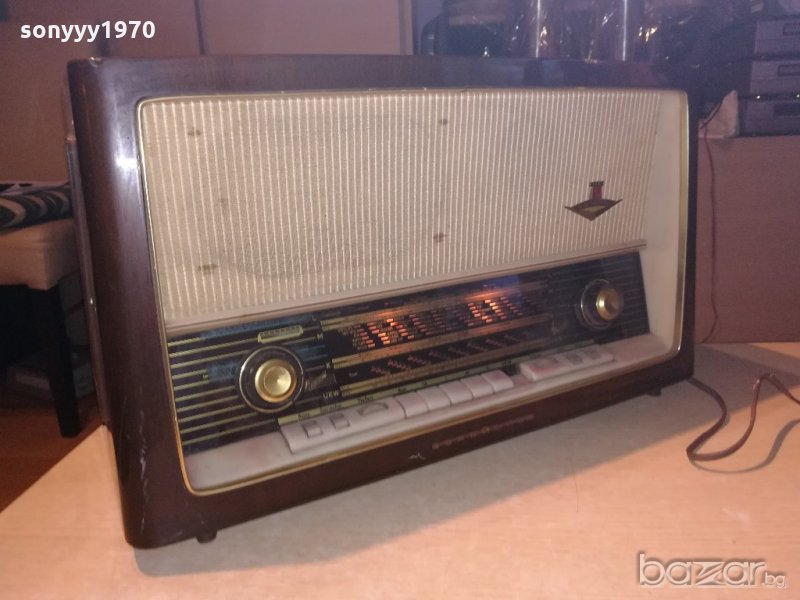 nordmende rigoletto hifi tube receiver-w.germany-внос швеицария, снимка 1