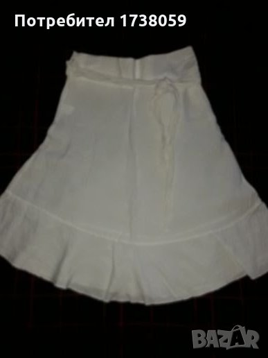  Нова.Бяла леНена пола, снимка 1