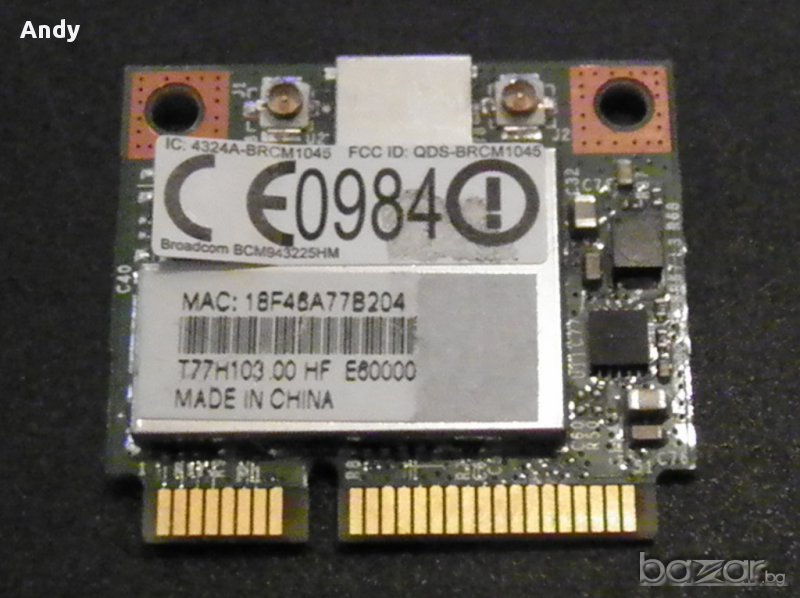  Wi-Fi мрежови карти 5 разл. модела : Wireless 802.11a/b/g на снимките , снимка 1