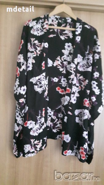 H&M - лятно кимоно/наметка на цветя, снимка 1