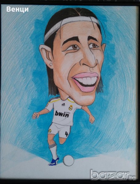 Карикатура - Серхио Рамос (Реал Мадрид), снимка 1