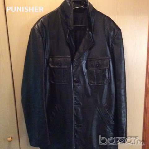 Мъжко Кожено Яке XXL, снимка 4 - Якета - 19183620