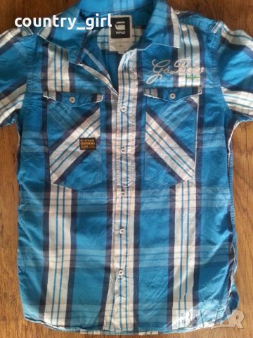 g-star athan menora shirt - страхотна мъжка риза, снимка 4 - Ризи - 21712120