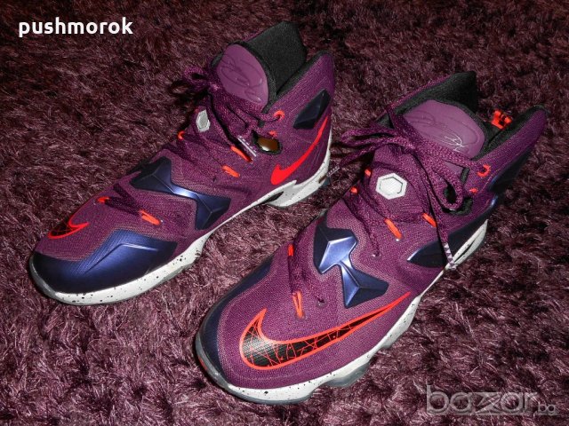 Nike LEBRON 13 "Mulberry", снимка 12 - Маратонки - 20968596