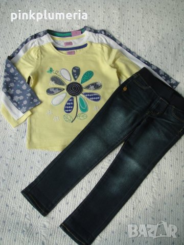 Нов сет - F&F/LuckyBrand Jeans - 4 г., снимка 2 - Детски комплекти - 21109100